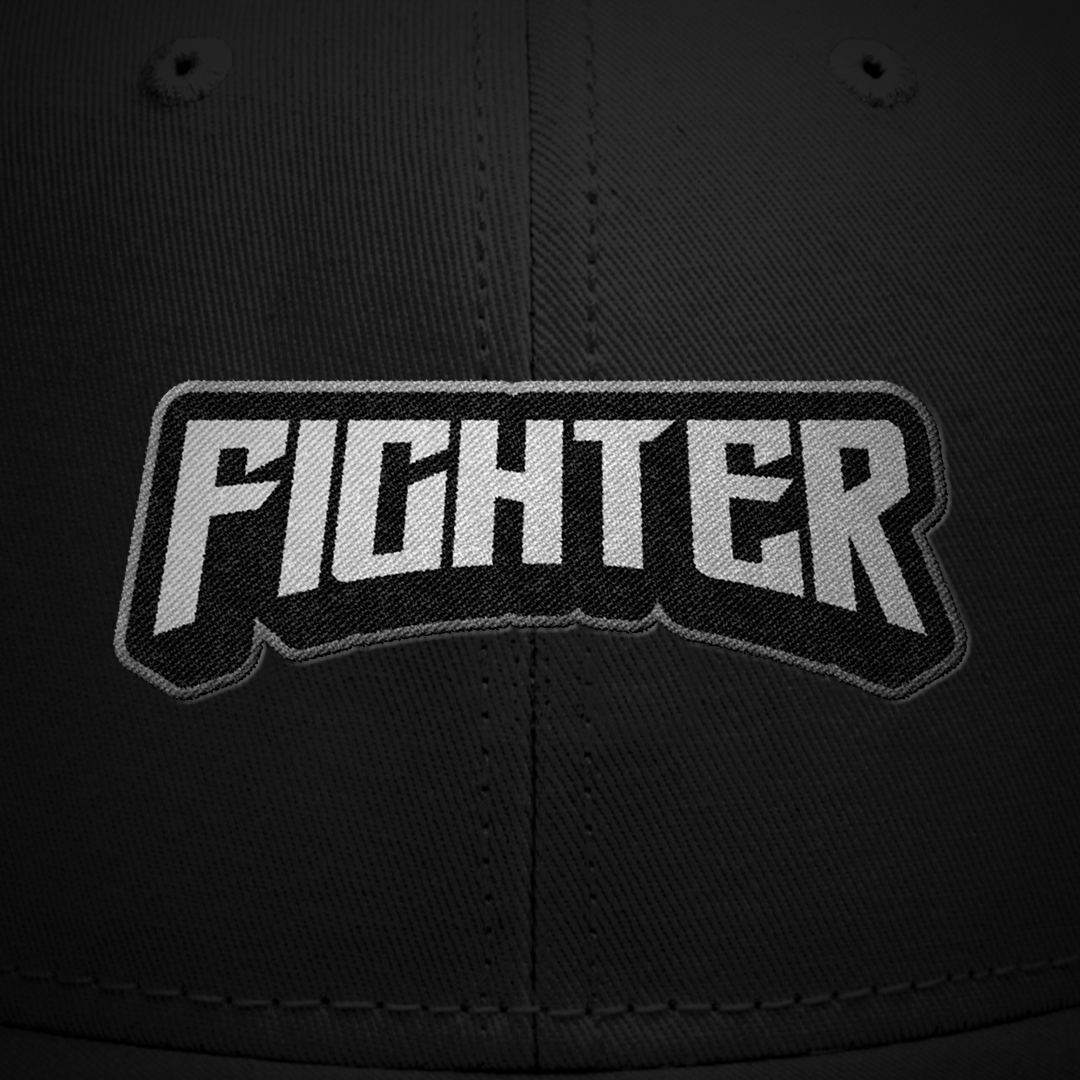 Fighter Embroidery Snapback Cap | Essentials
