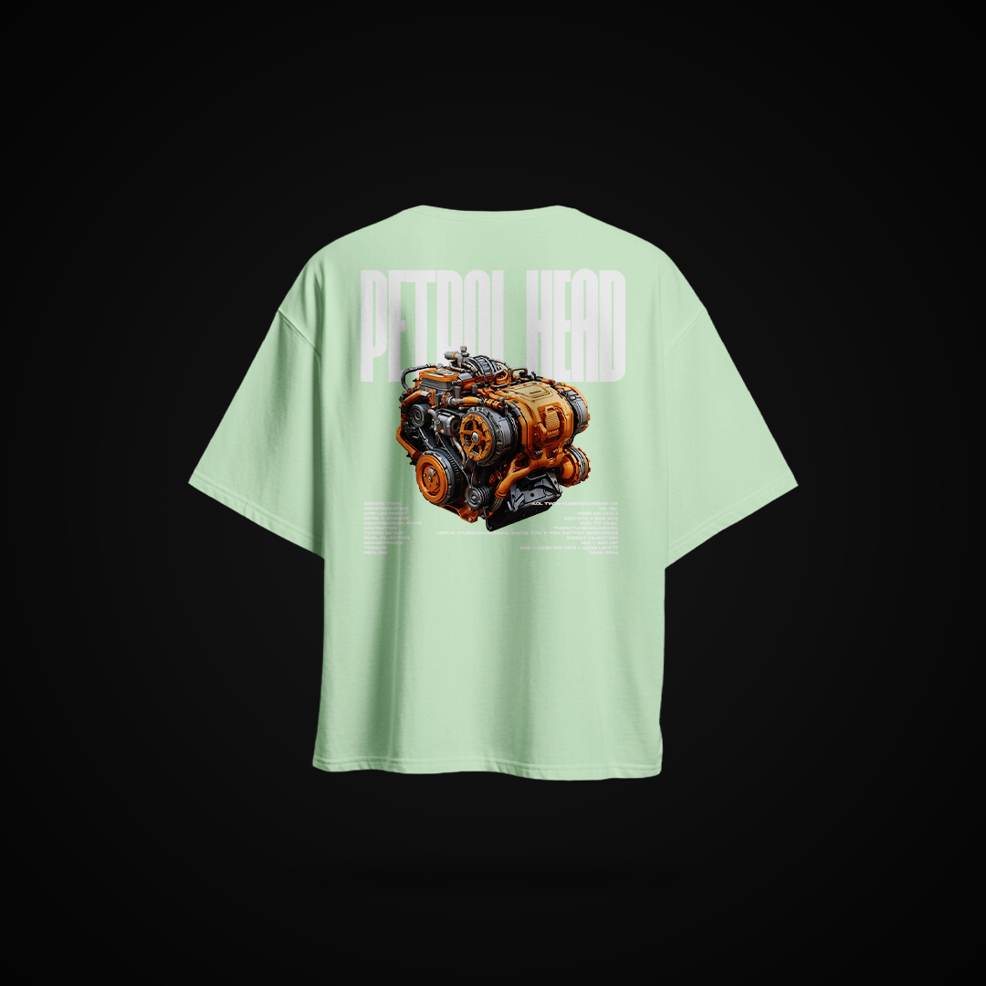 Petrol Head Terry Oversized Tee
